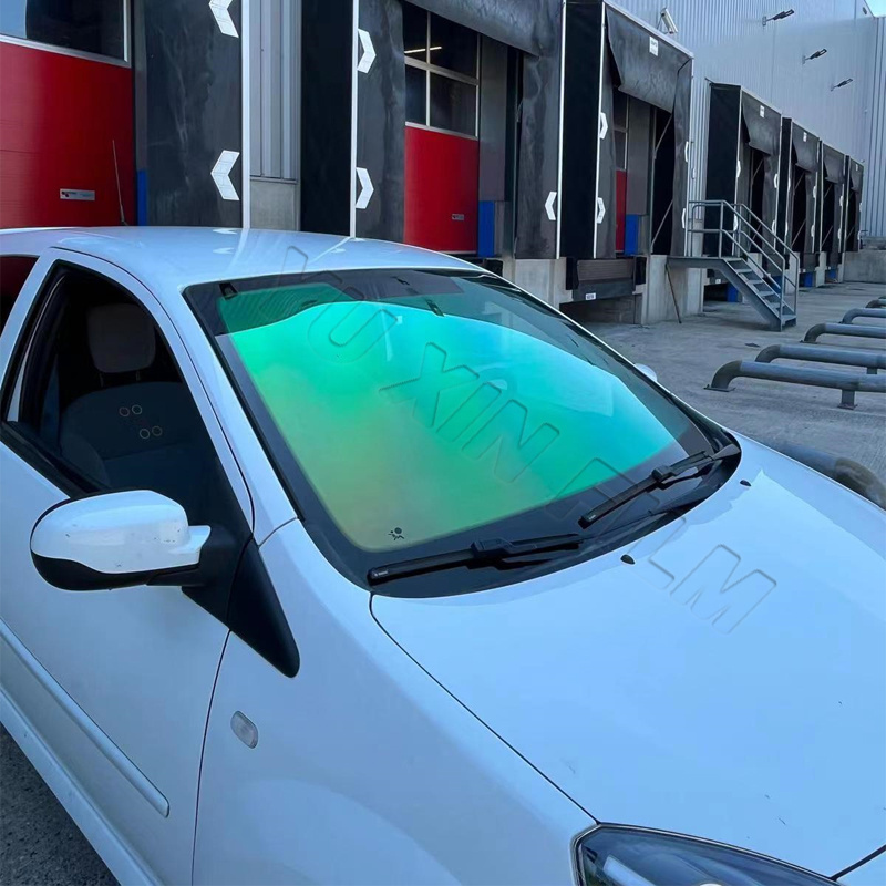 Chameleon Tint Blue And Purple Chameleon Tint 80% Vlt Purple Chameleon Car Window Tint Film