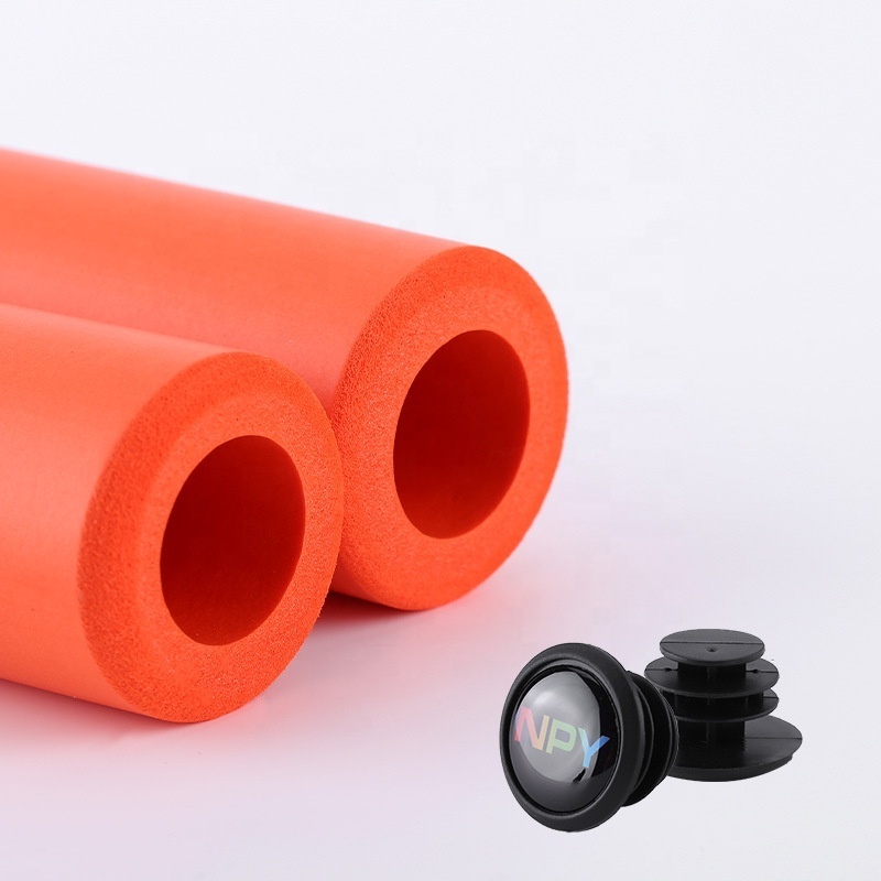 New NBR Silicone Material Bike Handlebar Grips Soft Sponge Mountain Bike Handle Cover Cycling Accessories