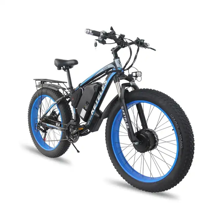 EU Best Selling KETELES K800 23AH Lithium Battery 26x4.0 Inch Fat Tire E-Bike Dual Motor 2000W Electric Bike for Adults