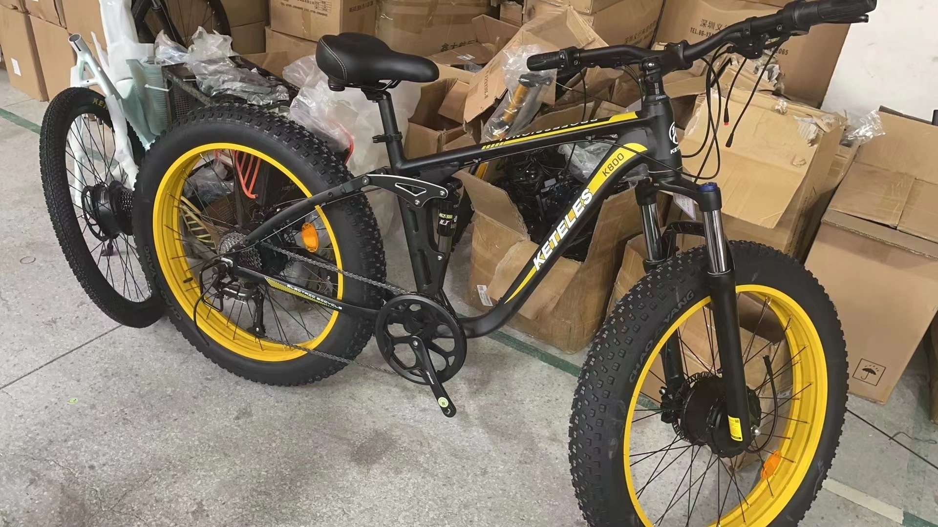 2023 New KETELES K800 Electric Fat Bike Dual Motor Two Wheel Drive 1000W 17.5AH Battery Electric Bike 26x4.0 Inch