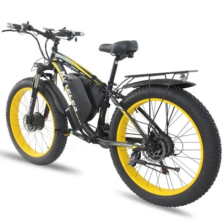 2023 New KETELES K800 Electric Fat Bike Dual Motor Two Wheel Drive 1000W 17.5AH Battery Electric Bike 26x4.0 Inch