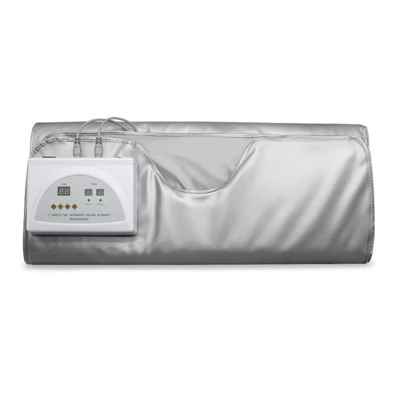 2024 Hot Sale IBeauty Equipment 2 Zone Sauna Blanket Detox Sauna Blanket Infrared Thermal Sauna For Weight Loss And Detox