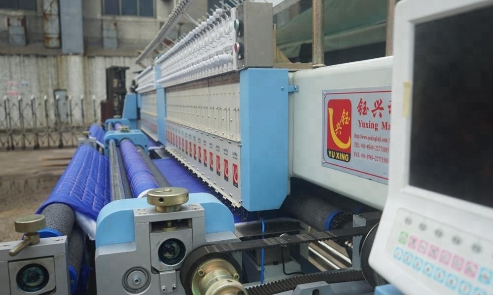 Yuxing best price industrial computer multi needle embroidery machine quilting for sale