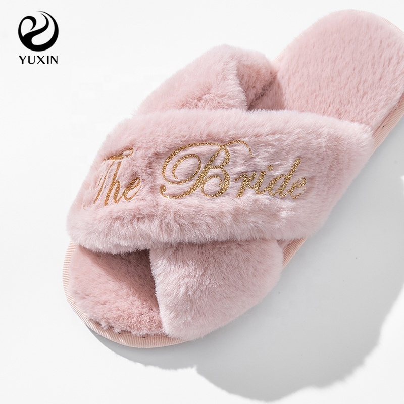 White Morning Shoes Wedding Slippers Wedding Slippers For Bride Bridesmaid Gift