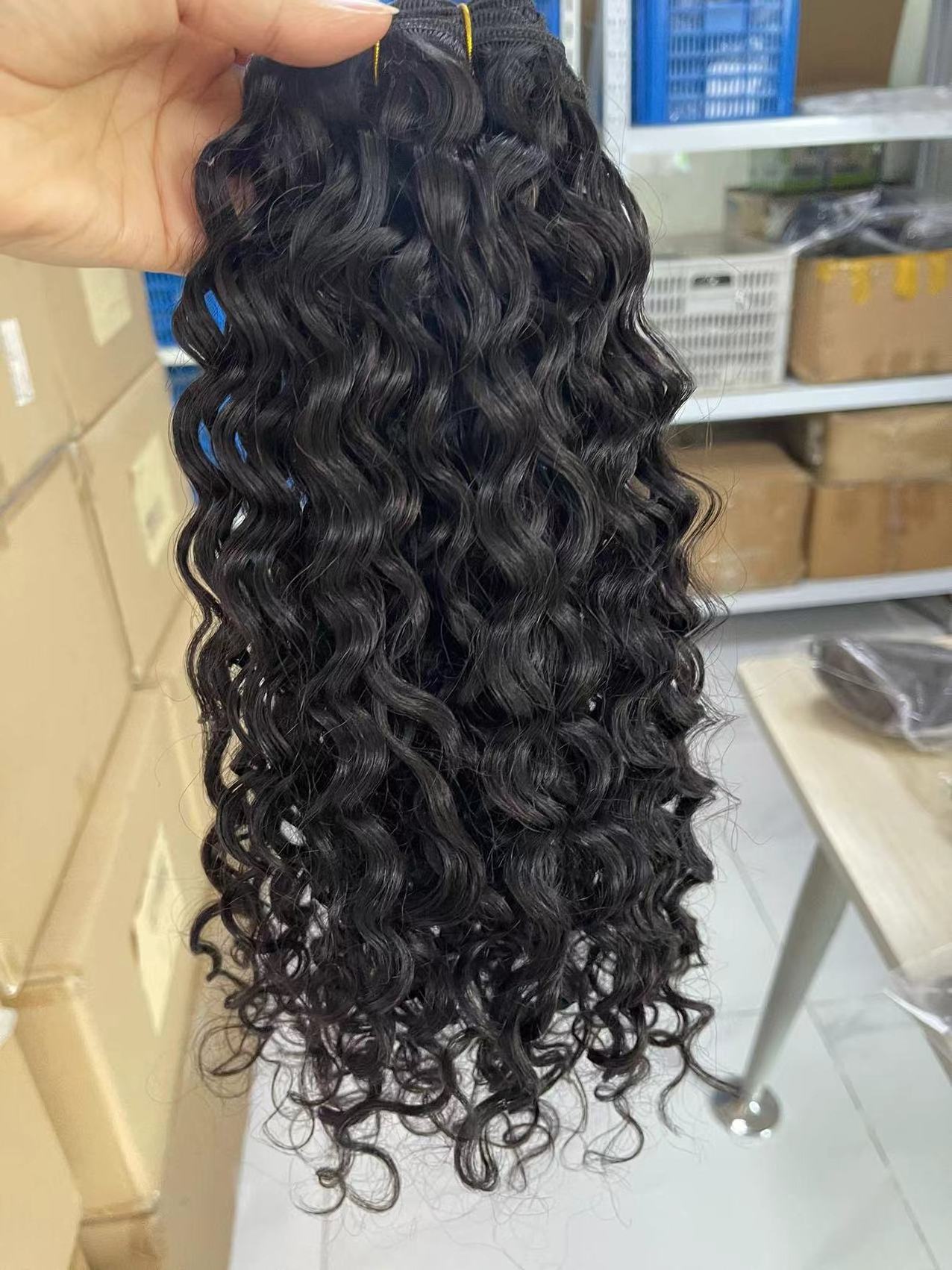 Factory Tangle Free Human Extensions Indian Remi Hair In Curtains