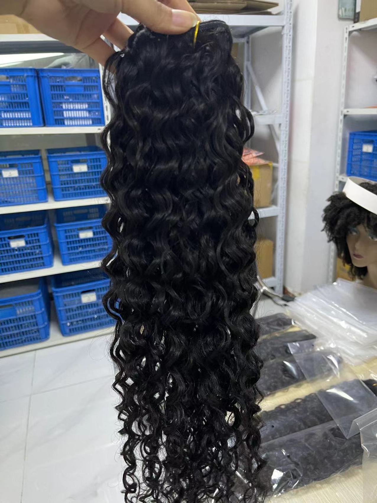 Factory Tangle Free Human Extensions Indian Remi Hair In Curtains