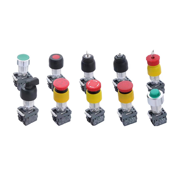 CH8098 green button  aluminum alloy ex series atex  Ex d ip65 ip66 black plastic handle explosion proof switch