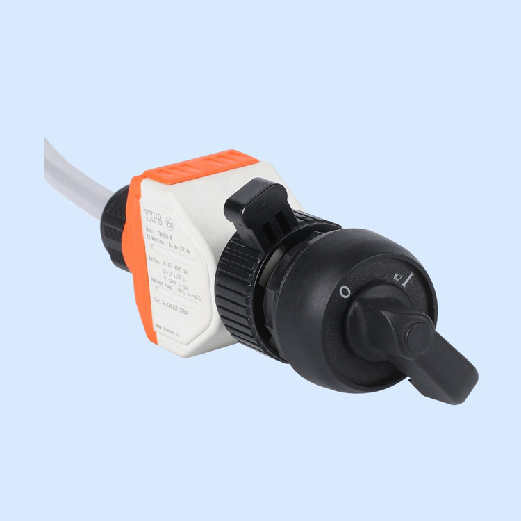 CH0801B ex d  push button limit switch emergency stop ip66 65 explosion-proof key push button switch