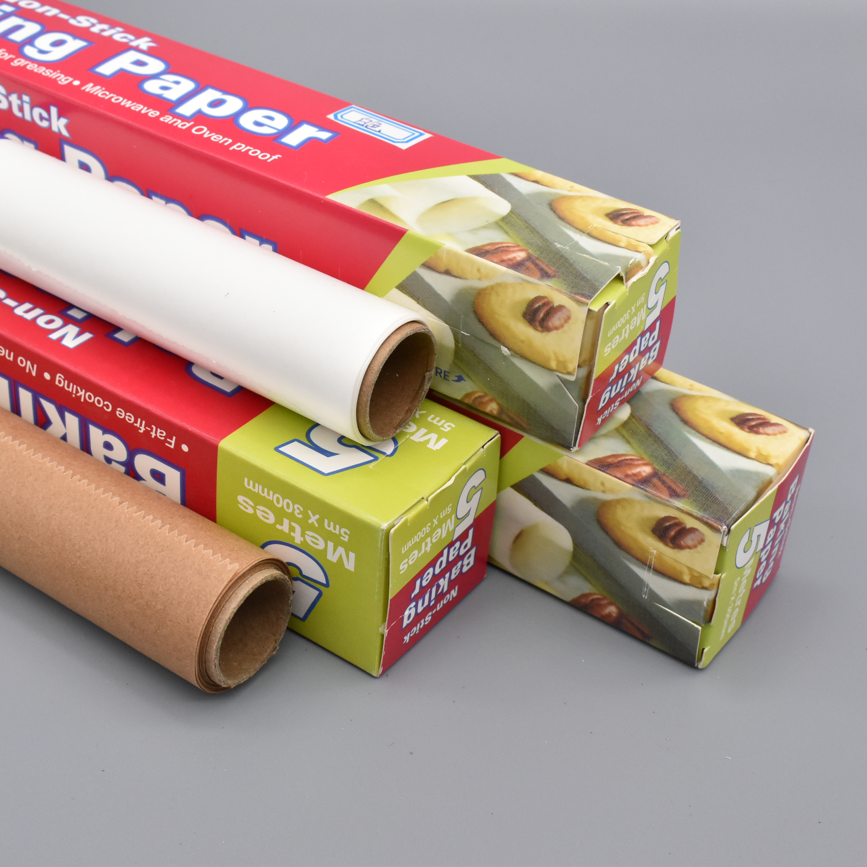 Baking Mold Wrapping Paper For Packaging Printed Greaseproof baking paper roll