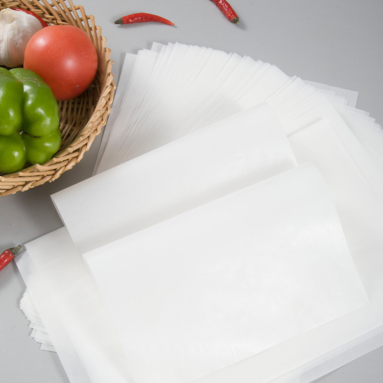 Food Grade white Bleached Waterproof Greaseproof Sandwich Paper