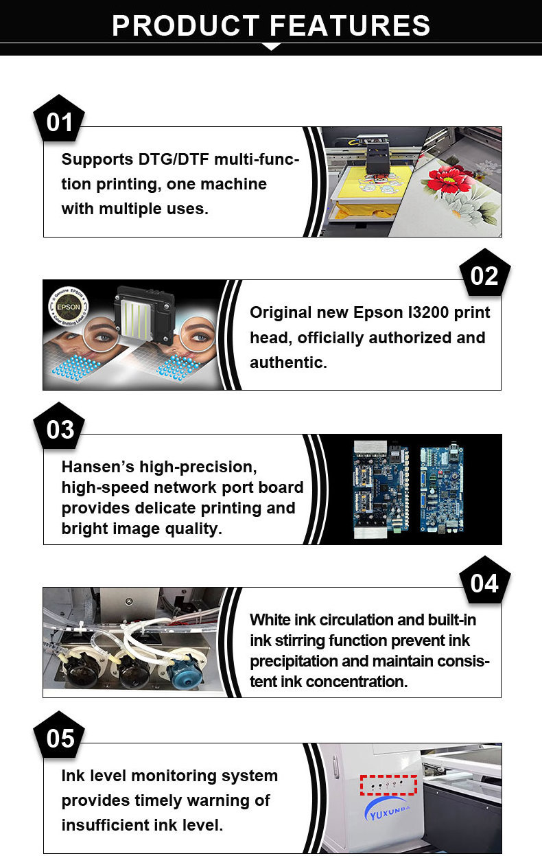 Sunthinks A3 A4 DTG Printer Direct To Garment Direct To Garment Flatbed DTG Printer T-shirt Printing Machine