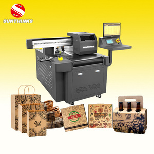 Digital One Pass Carton Package Printer Corrugated Pizza Box Printer Logo Printer For Small Business On Paper Bag