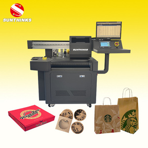 No. 1 Selling Digital Single Pass Inkjet Printer Pizza Box Coffee Bag Small Corrugated Box Digital Single Pass A3 Printer