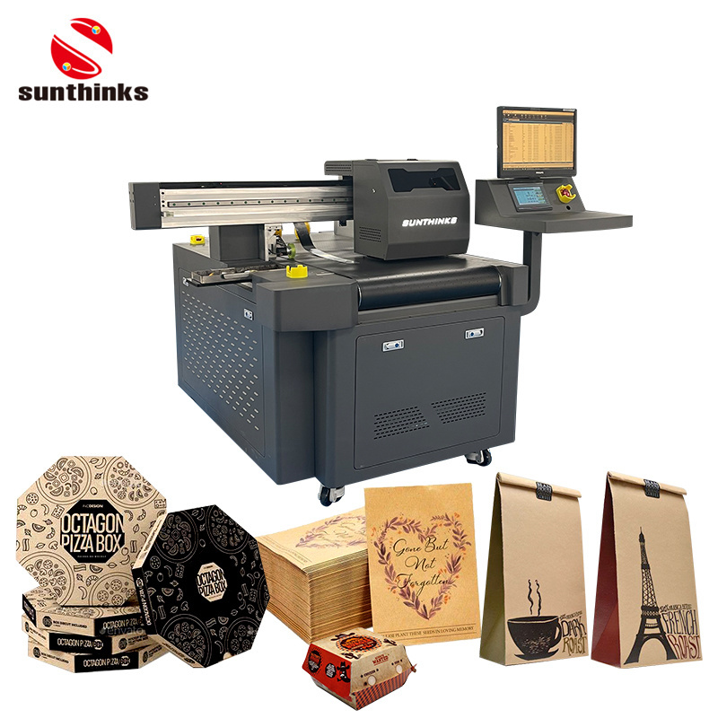 2023 New 30cm 60cm 90cm 120cm 150cm 180cm Digital Single Pass Carton Printer Inkjet Packaging Printer Kraft Paper Bag Printer