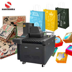 Digital Single Pass Kraft Paper Bread Bag Printer Auto Bag Feeding Color Bag Printing Machine