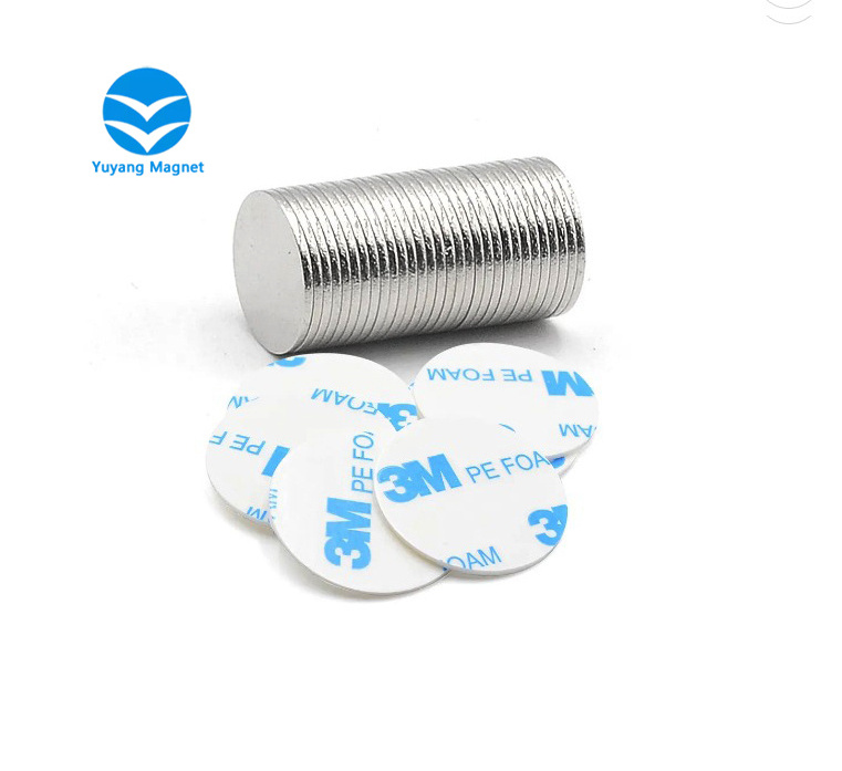 Adhesive backing magnet double-sided strong magnetic