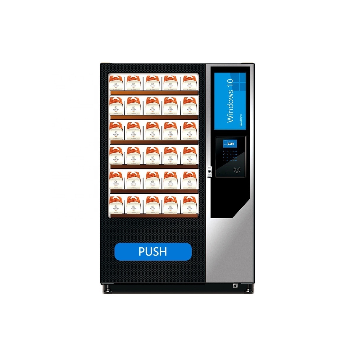 Live Animal Vending Machine Food Kiosk with Inbuilt Microwave Vending Machine