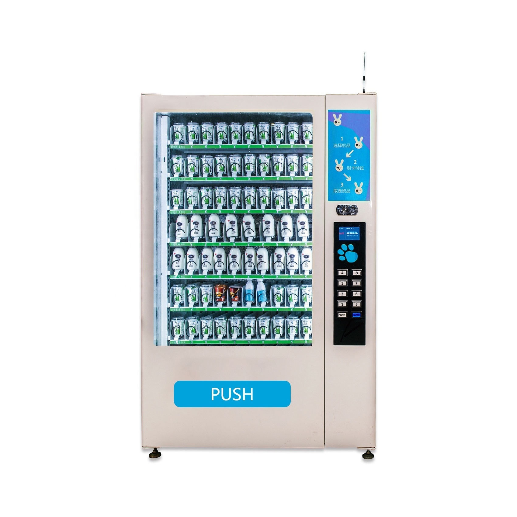 YUYANG New Arrival Vending Machines Glass Bottle Drink Vending Machine For Sale