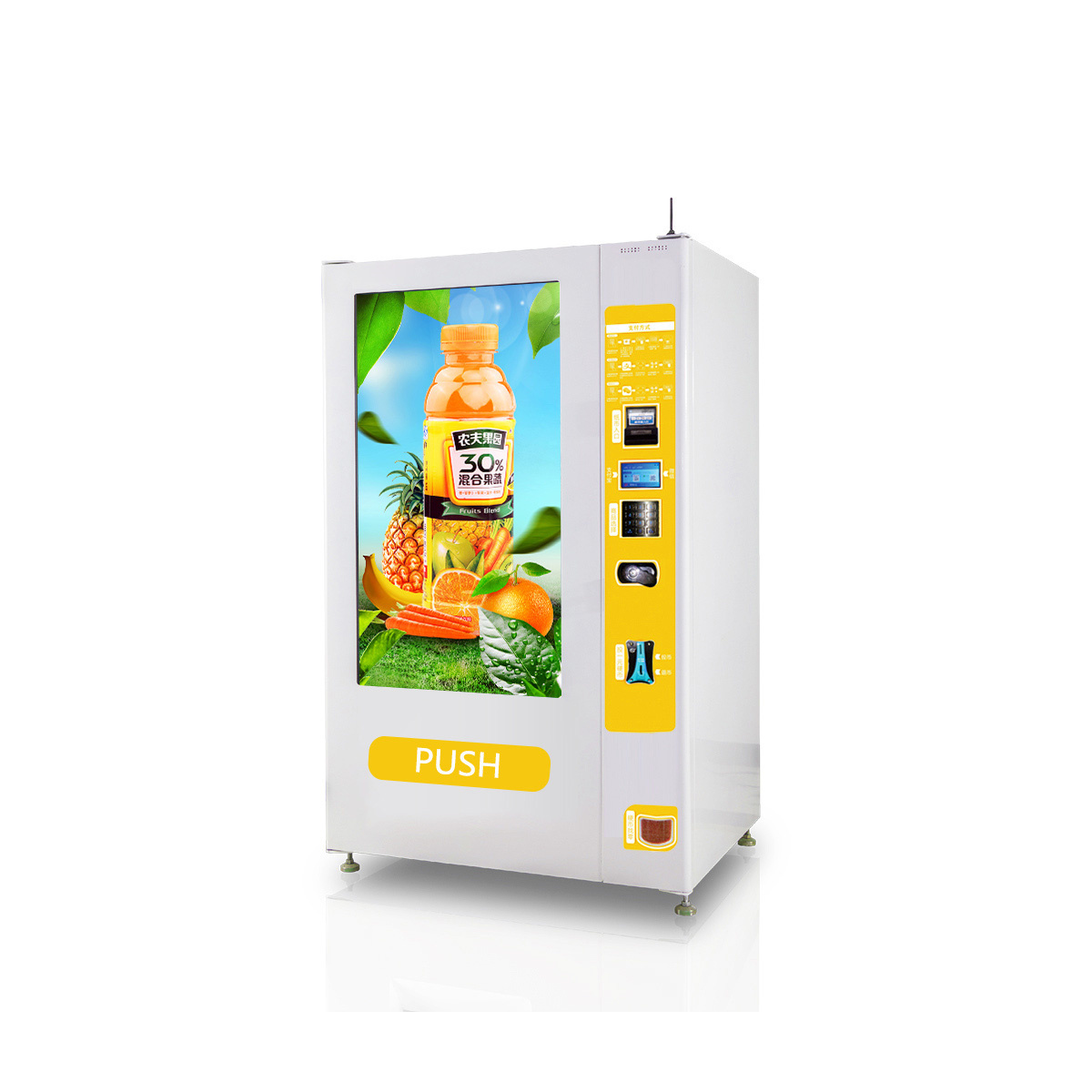 Large Touch Screen Vending Machine Dispense Cocktail