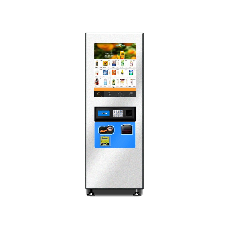 Large Capacity Automated Cold Water Bottled Water Coin Operated Vending Machines For Sale