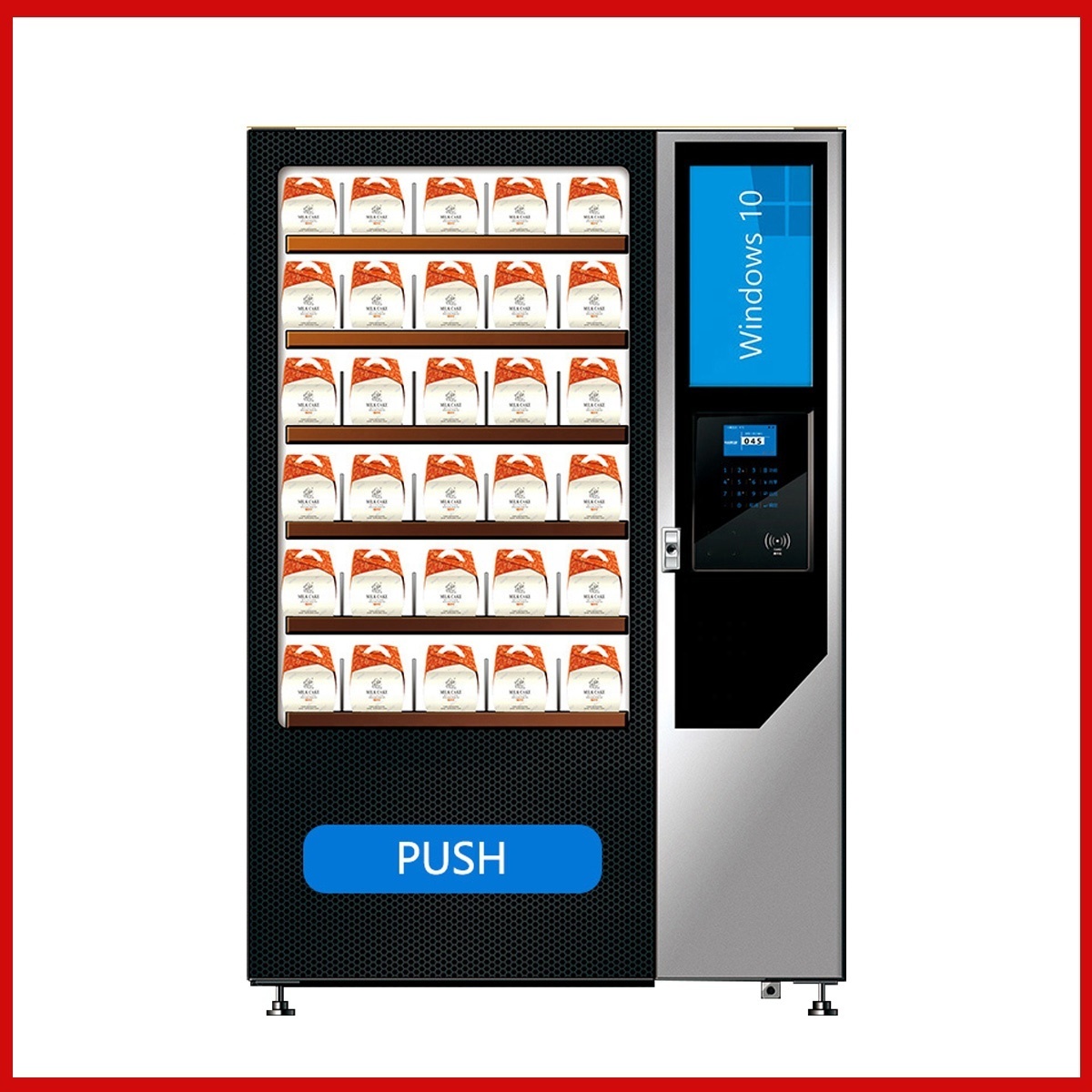 Smart Automatic Vending Machine Snack Drink Soda Drink For Sale Gym School Market