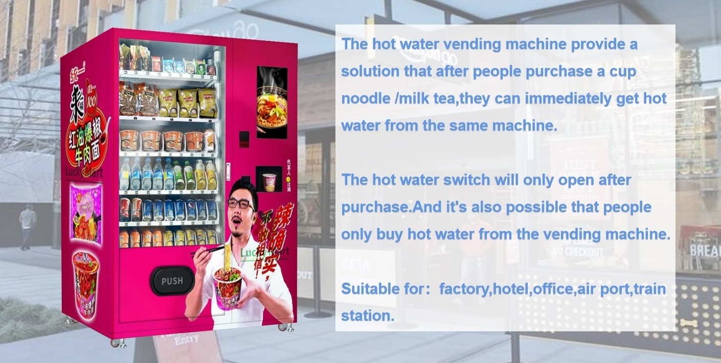 vending machine hot food Ramen instant cup noodle vending machine automatic food vending machines sale that prepare food