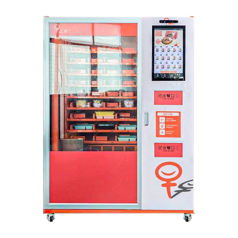 Multi Spirals Or Single Vending Machine With Many Selection Outdoor Configurable Under A Shed