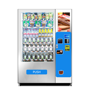 Automated Healthy Food Cold Drink Beverage Snack Soda Small Vending Machine Retail Store