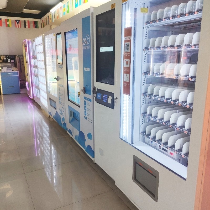 YUYANG Upgraded Elevator Glass Bottle Vending Machine With Lift System