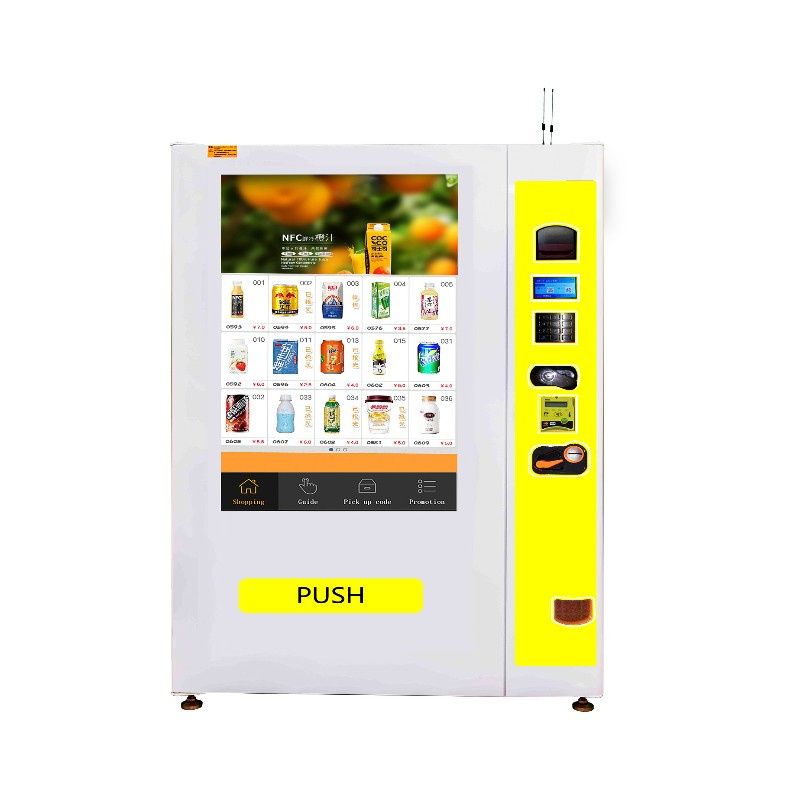 Large Touch Screen Vending Machine Dispense Cocktail