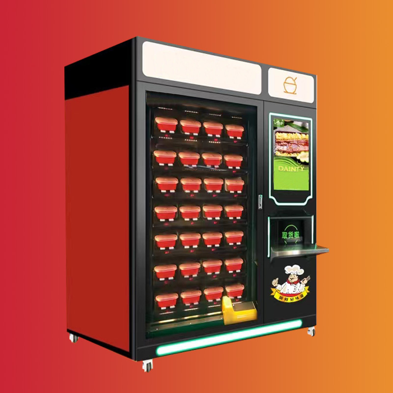 Customized Smart Fresh Food Auto Scale Model Vending Machine For Community Service