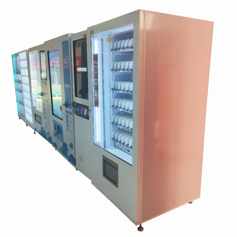 Fast Food Vegetable Salad Fruit Vending Machine Automatic Milkshake Vending Machine