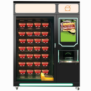 Customized Smart Fresh Food Auto Scale Model Vending Machine For Community Service