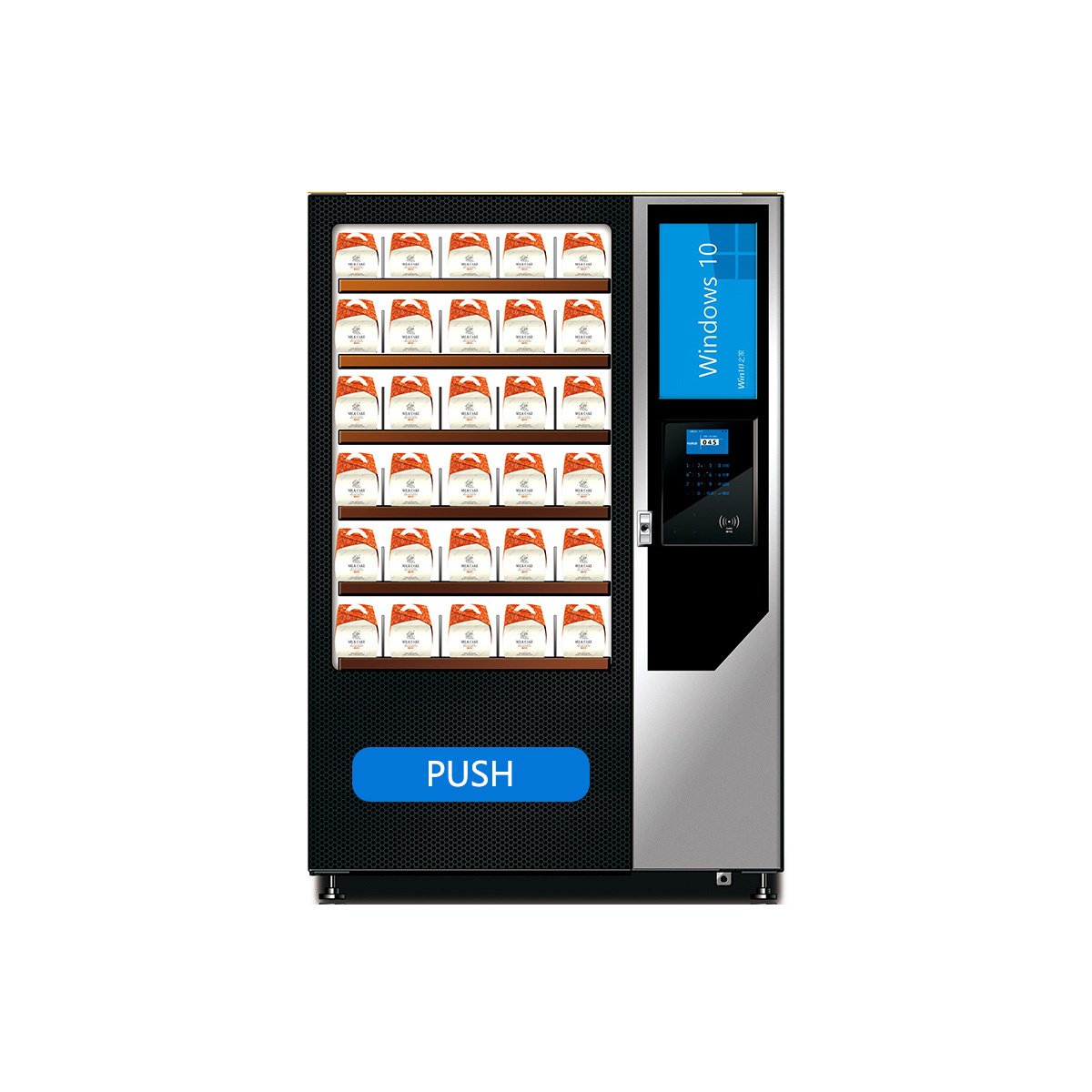 China Manufacturer Provide Cheap Bottle Bubble Tea  Big Touchscreen Vending Machine