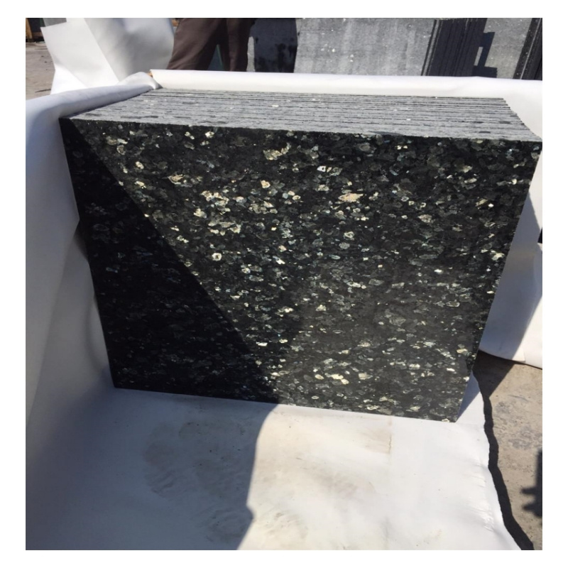 Polished Norway  New Emerald Pearl Granite Slabs Countertops Kitchen Stone Tiles For Interior Wall Emerald Pearl Granite