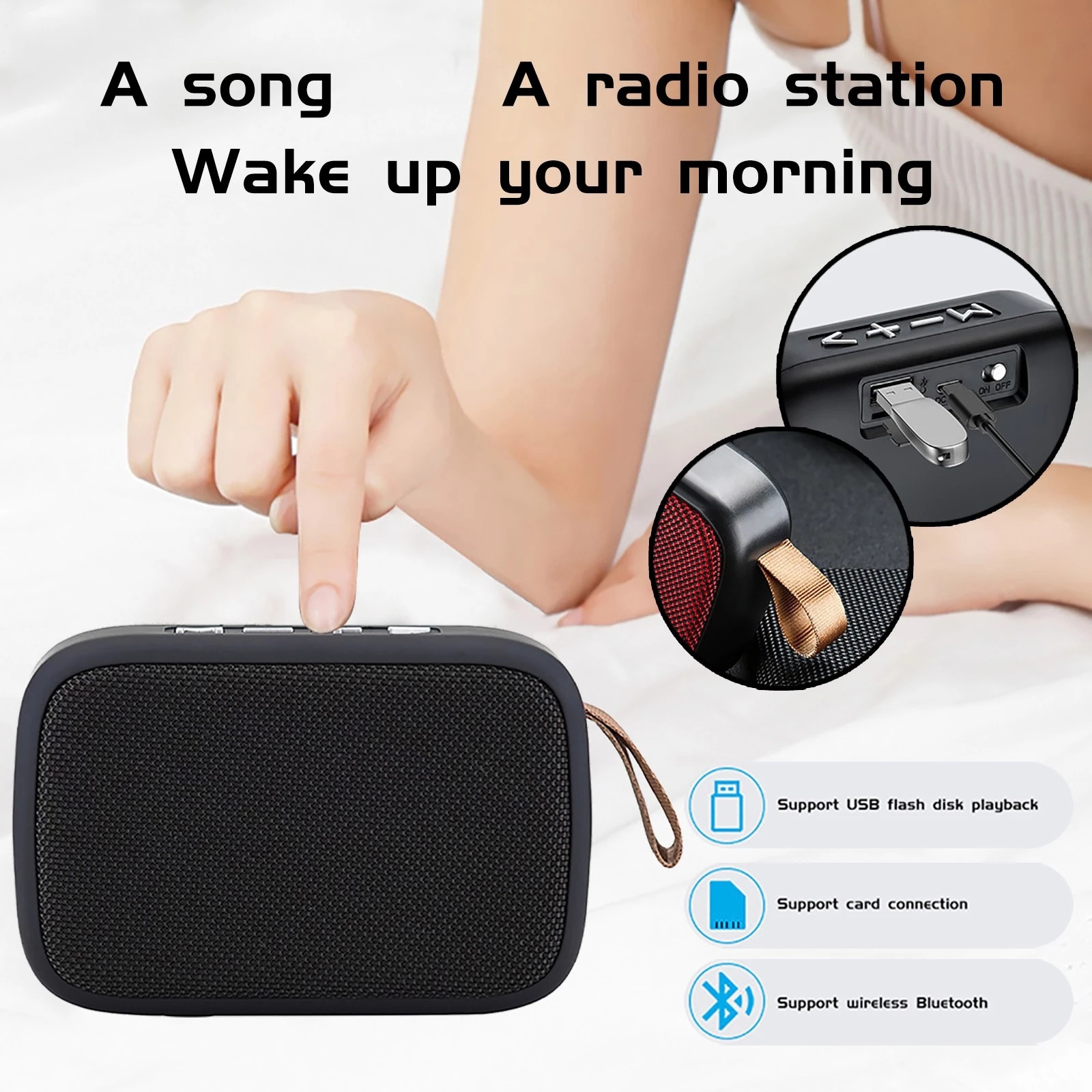 MINI G2 Blue tooth Speaker Portable Wireless Loudspeaker Sound System 3D Stereo Music Surround TF USB Wireless Speaker