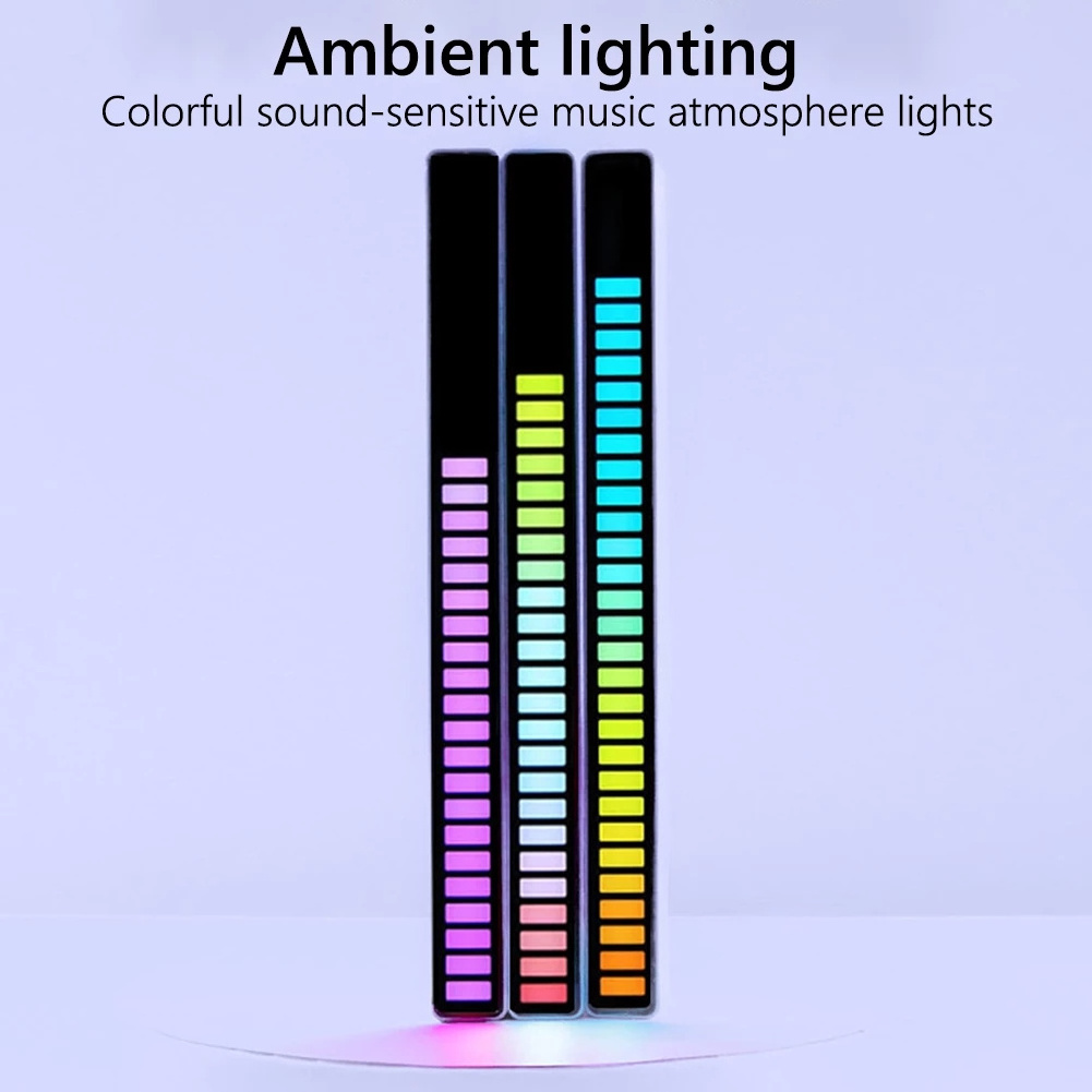 2024 APP control LED Strip Light RGB Sound Control Music Light Rhythm Ambient 3D Pickup lamp For Car family Party light