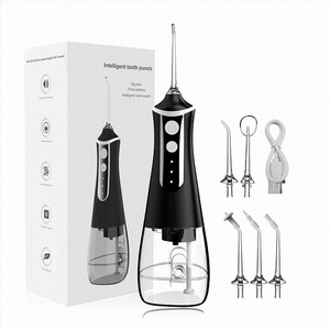 Dental Oral Irrigator Water Flosser Thread Teeth Pick Mouth Washing Machine 3 Modes USB Rechargeable 300ml Tank