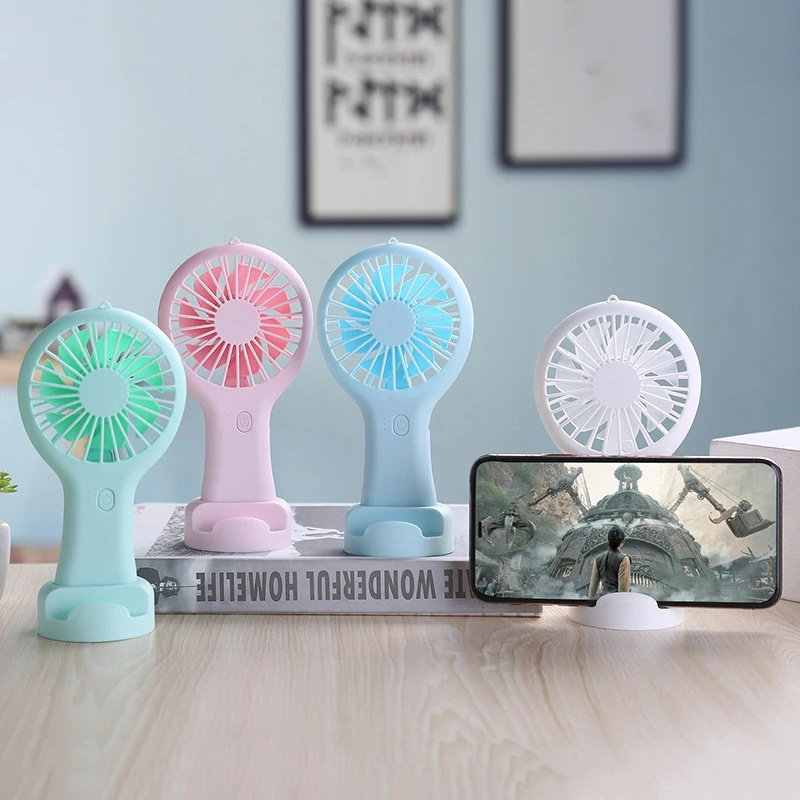 USB Mini Wind Power Handheld Fan Convenient And Ultra-quiet Fan High Quality Portable Student Office Cute Small Cooling Fans