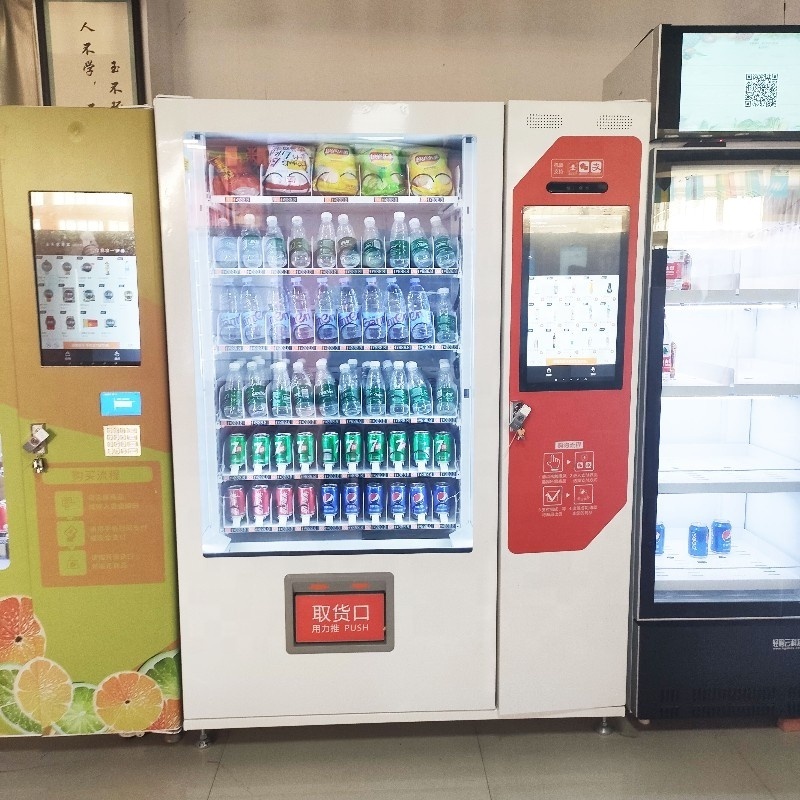 Best Selling Snacks And Drinks Vending Machine With Competitive Price