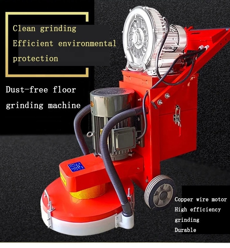 Concrete Grinding Polishing Machine Epoxy Floor Grinder with Vacuum Dust-free Floor Grinding Machine