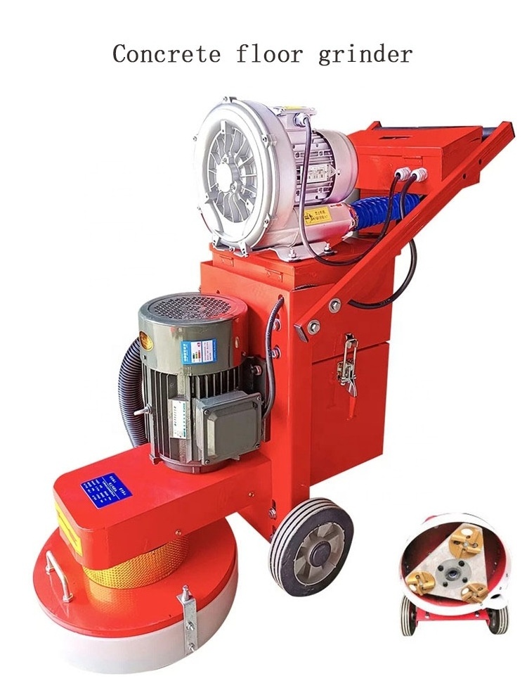 Concrete Grinding Polishing Machine Epoxy Floor Grinder with Vacuum Dust-free Floor Grinding Machine