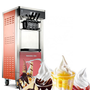 Ice Cream Machine With Pre-Cooling Function Automatic Tabletop Ice Cream Machine