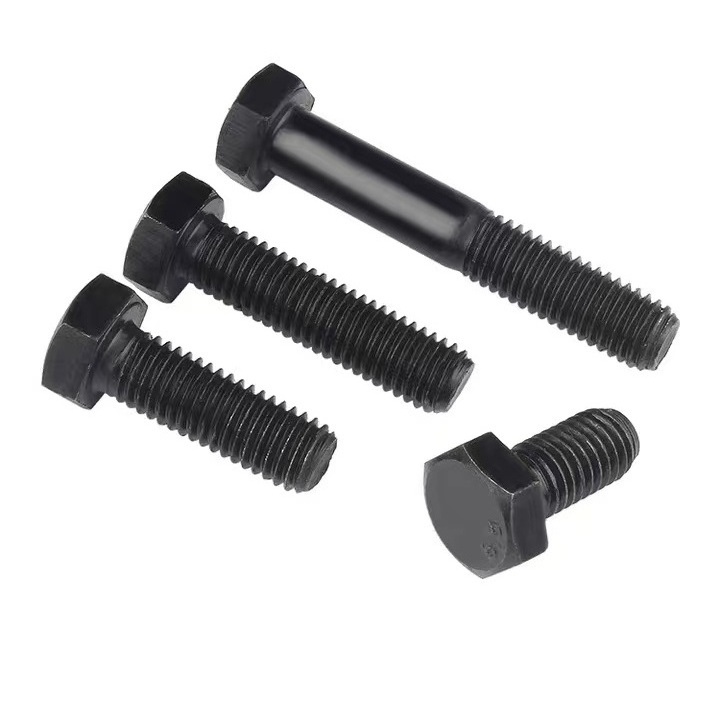 Factory direst Lowest Price Black Oxide hex head bolt m24 110m 8.8 din933