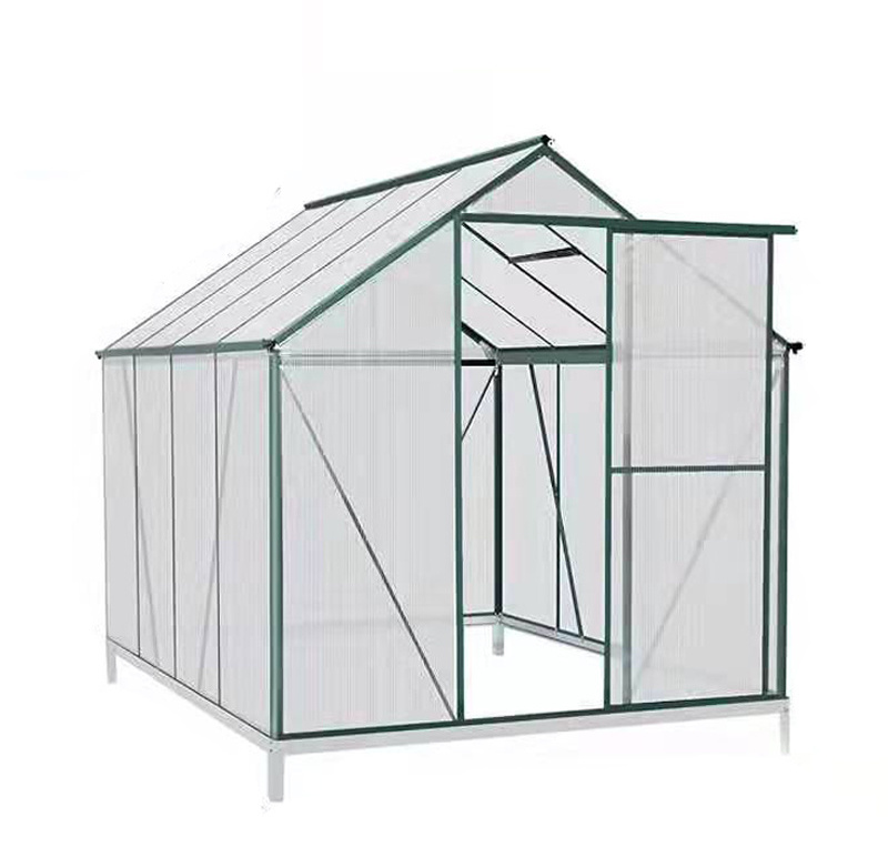 Portable Modular Glass Winter Garden Gazebo Prefab Green House Insulated Walk In Cheap Indoor Home Hobby Greenhouse