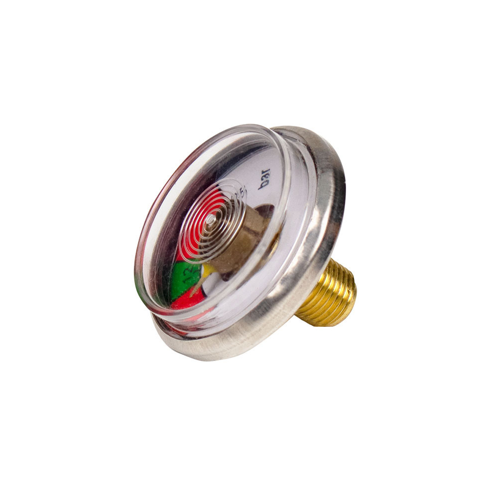 Customization manometer pressure gauges of  M10X1-12.5 37mm Spring tube Dry Powder Water Foam fire extinguisher