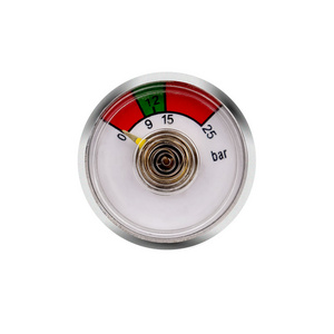 Customization manometer pressure gauges of  M10X1-12.5 37mm Spring tube Dry Powder Water Foam fire extinguisher