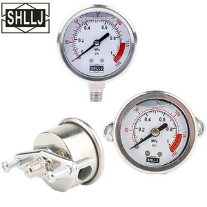 LZY Hydraulic oil pressure gauge glycerine filling pressure gauge vibration-proof pressure gauge