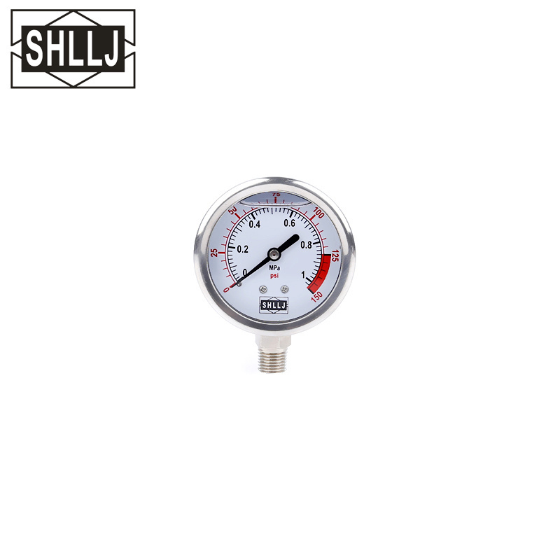 LZY Hydraulic oil pressure gauge glycerine filling pressure gauge vibration-proof pressure gauge