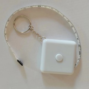 Factory Supply Customized 1.50M Mini Body Measuring Tape Keychain For Tailor Clothing Tape Measure